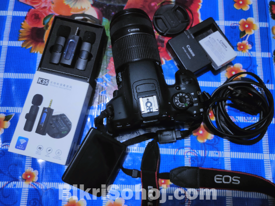 Canon 700D with 55/250 Zoom lans